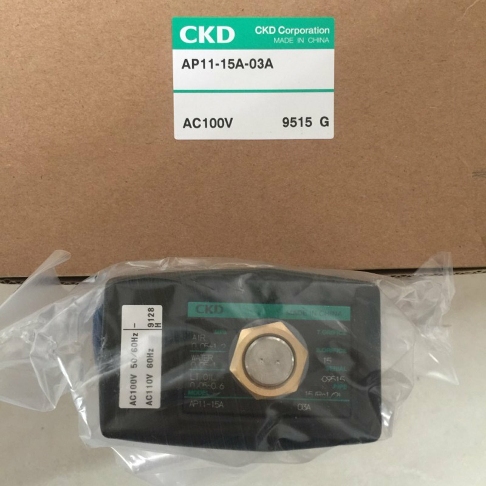 For CKD AP11-15A-03A-AC100V New Solenoid valve Free Shipping