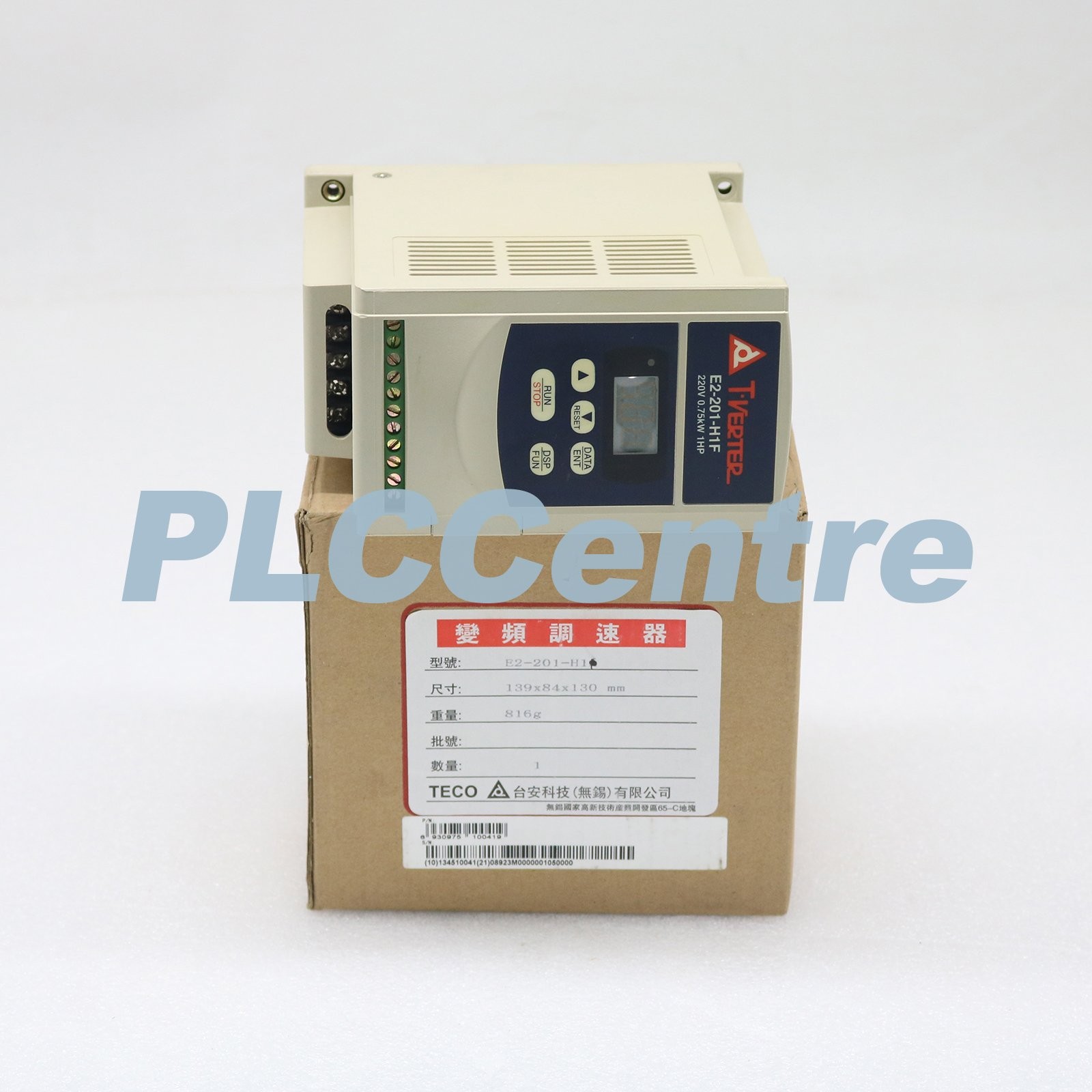 1pcs New TECO INVERTER E2-201-H1F E2201H1F in box ship DHL