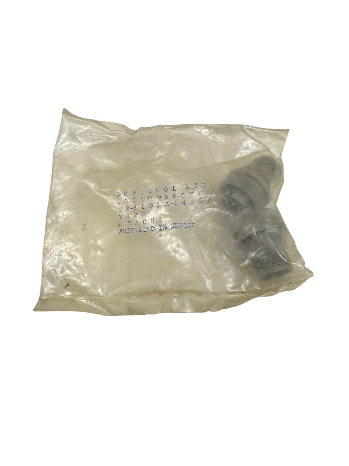 NEW AMPHENOL 10-820066-02P 4-PIN MALE CIRCULAR CONNECTOR 🔥 Fast Shipping 🔥