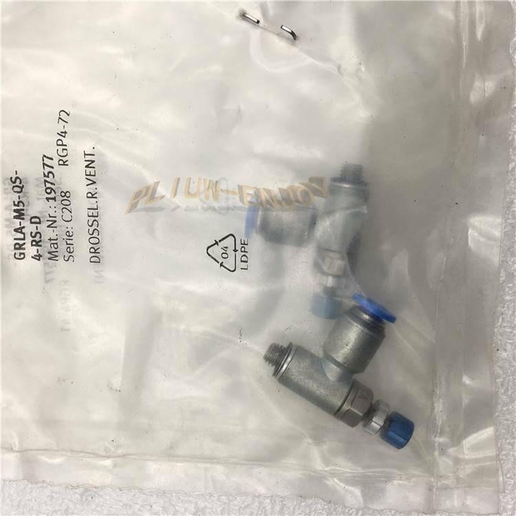 1pc Festo GRLA-M5-QS-4-RS-D 197577 Pressure Valve New One GRLAM5QS4RSD