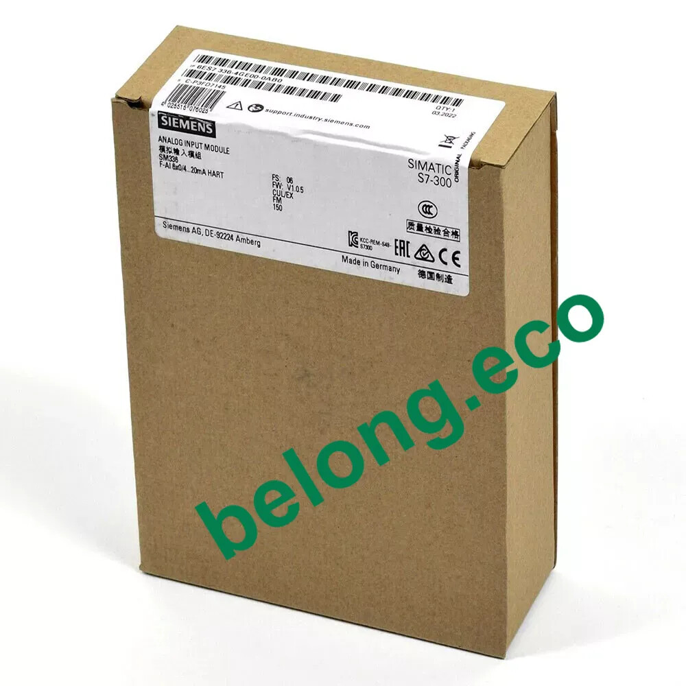 Original New 6ES7336-4GE00-0AB0 Analog Input Module 6ES7 336-4GE00-0AB0 In Stock