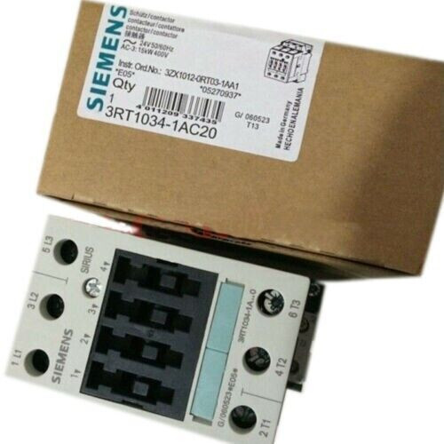 1PC New Siemens 3RT1034-1AC20 Contactor Fast delivery 3RT10341AC20