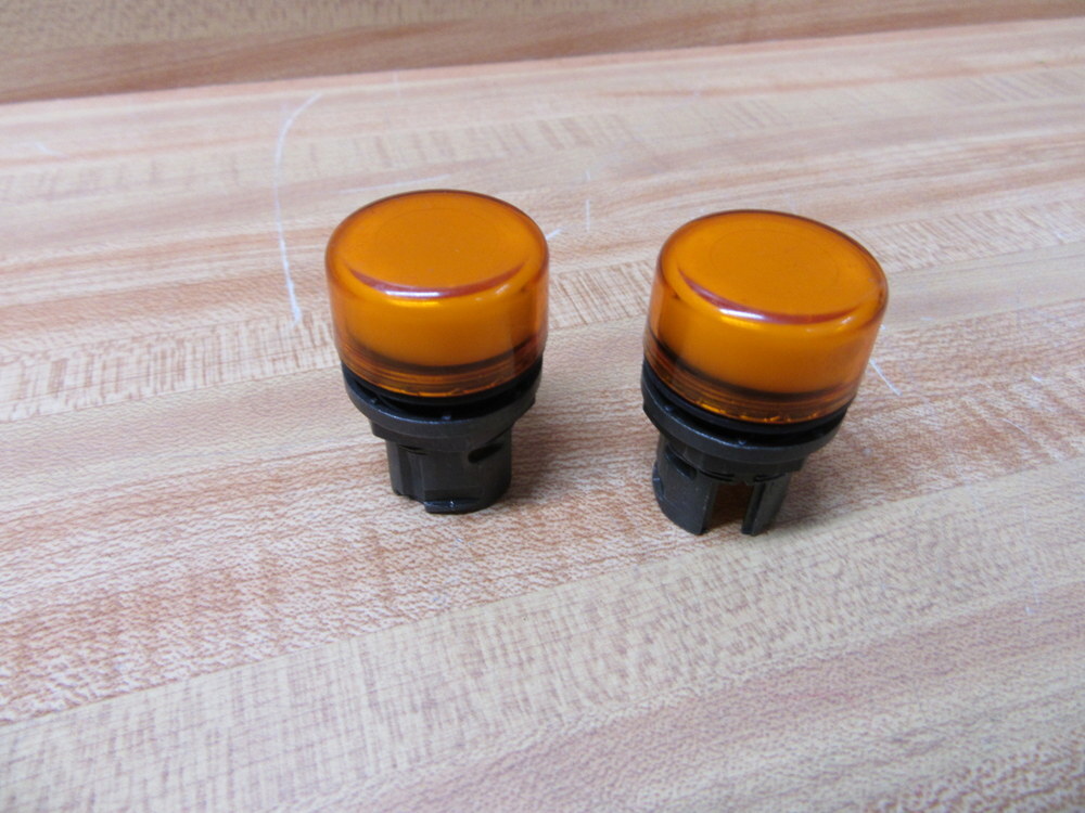 Allen Bradley 800EM-P5 Pilot Light 800EMP5 Amber (Pack of 2)