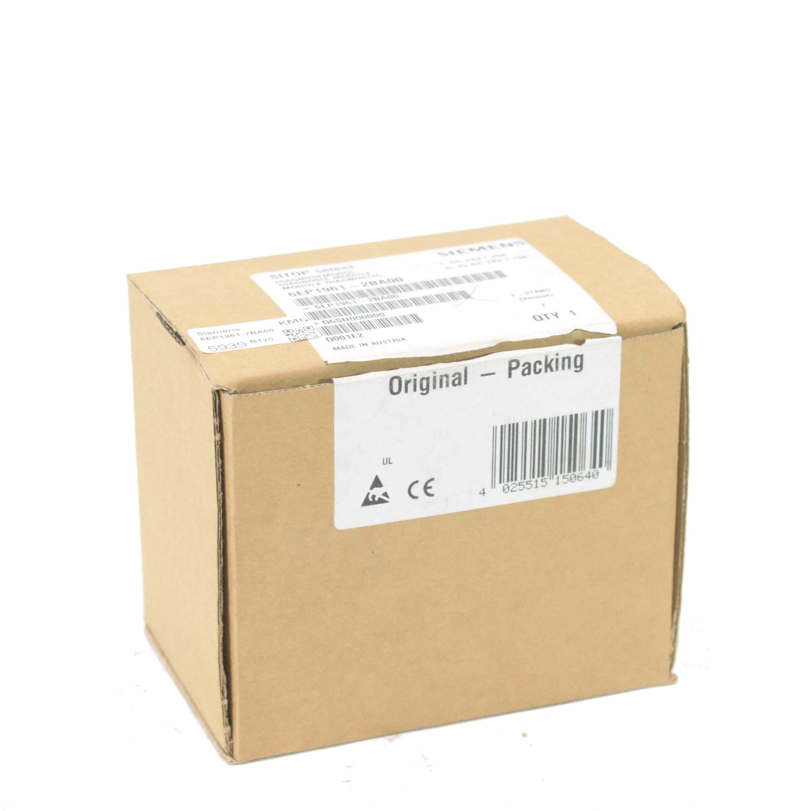 Siemens SITOP Select DC24V 10A 6EP1961-2BA00 6EP1 961-2BA00 -unsld-