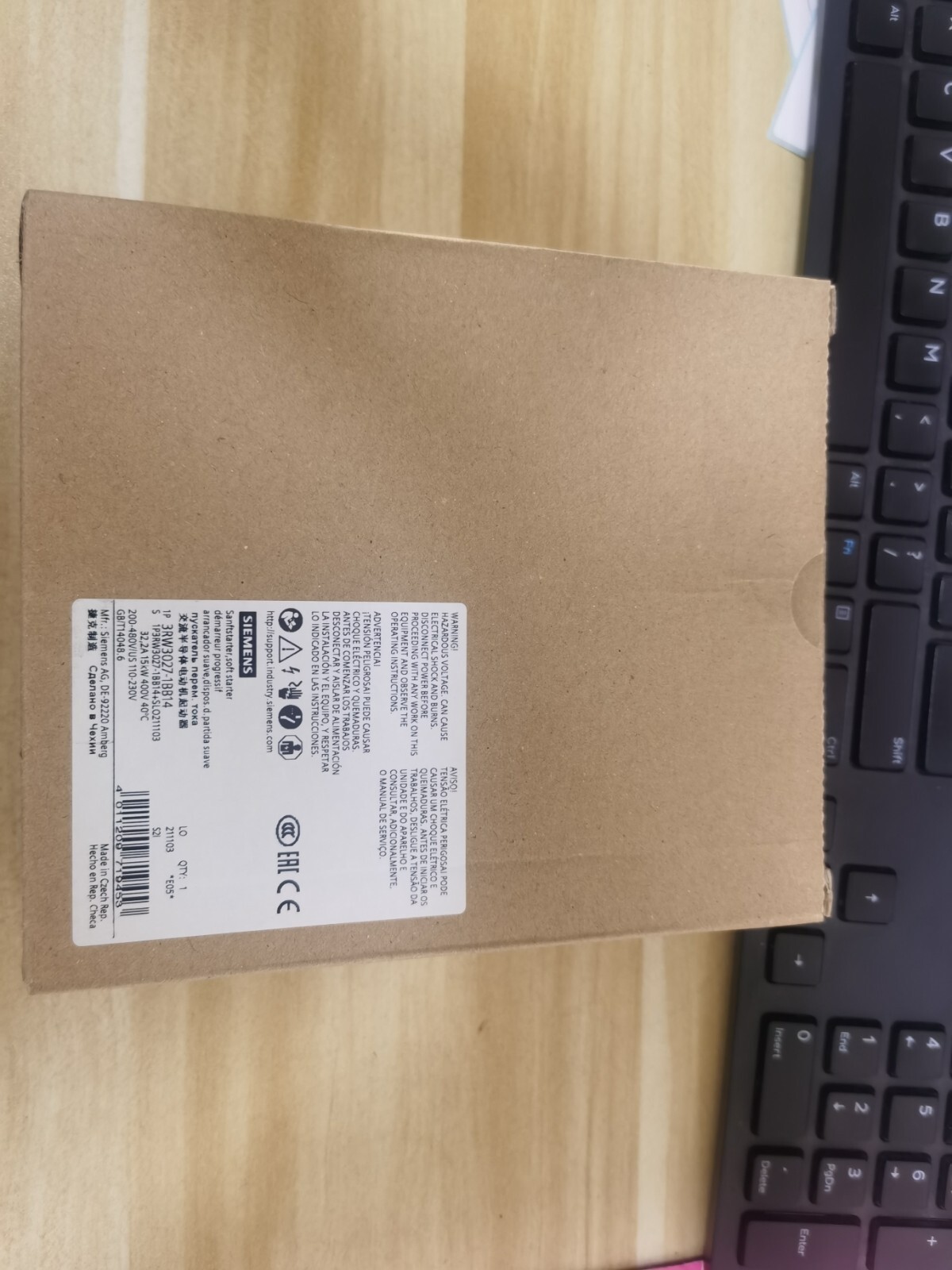1PC New Siemens 3RW3027-1BB14 3RW30271BB14 Starter In Box Brand