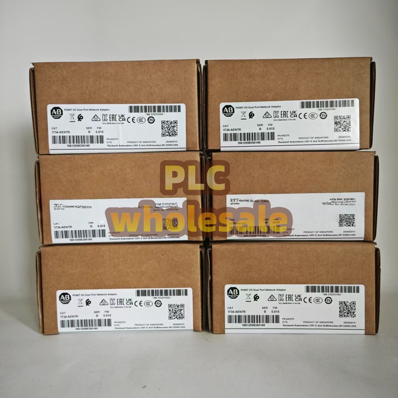 1PC NEW Allen-Bradley 1734-AENTR Point I/O Dual Port Adaptor Module 1734AENTR