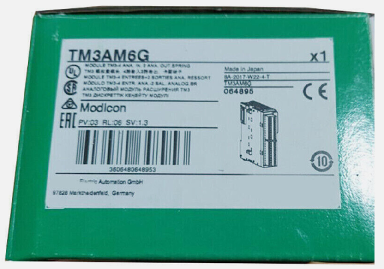 NEW SCHNEIDER TM3AM6G Analog Input Module