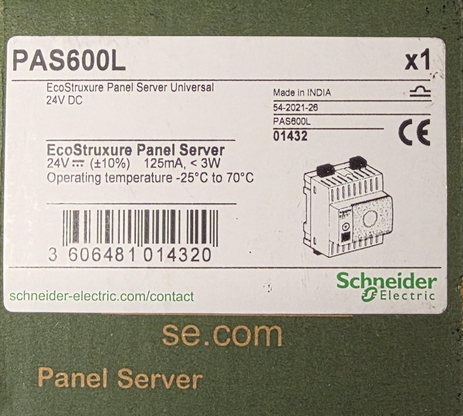 Schneider PAS600L New In Box Fast Shipping