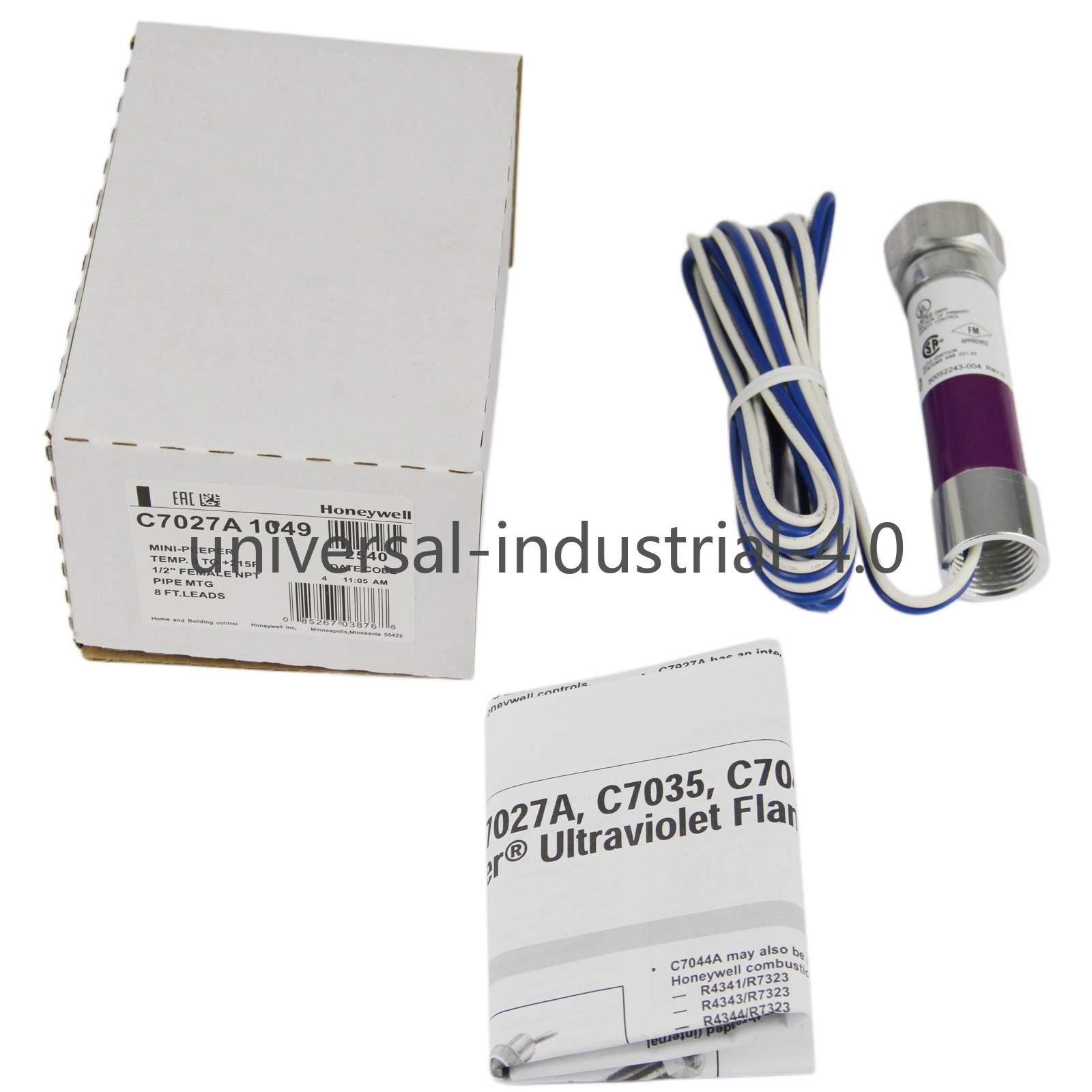 New In Box Honeywell C7027A1049 C7027A 1049 Flame Detector Sensor
