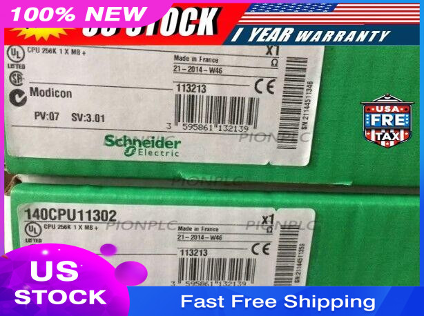 1 PCS Schneider 140CPU11302 PLC Controller CPU Module 140CPU11302 New In Box