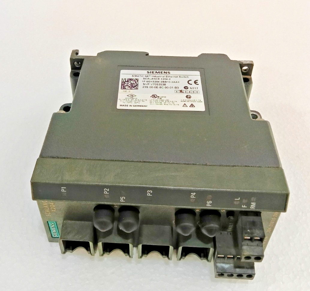 *NEW NO BOX* Siemens 6GK5204-2BB10-2AA3 SCALANCE X204-2 Ethernet Switch