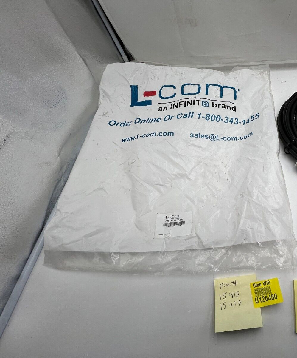 (QTY 3) L-Com an Infinite Brand CC-4RTJRTP045 Cable Heavy Duty Black