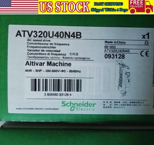 ATV320U40N4B Inverter In Box US Free TAX