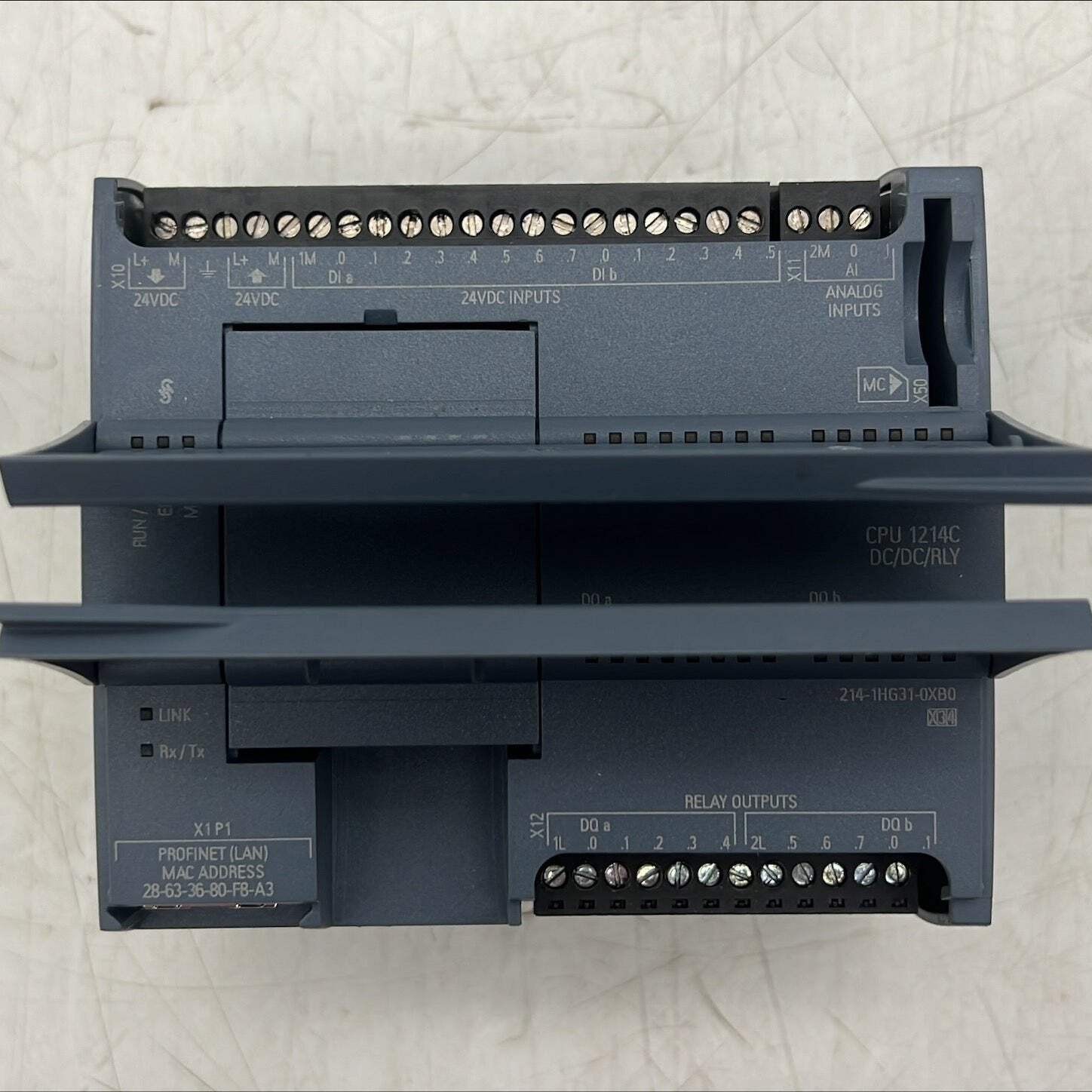 Siemens 6ES7214-1HG31-0XB0 CPU1214C Simatic S7-1200 PLC CPU (Used)