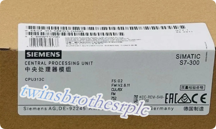 6ES7313-5BF03-0AB0 NEW SIEMENS CPU 6ES7 313-5BF03-0AB0 Central Processing Unit