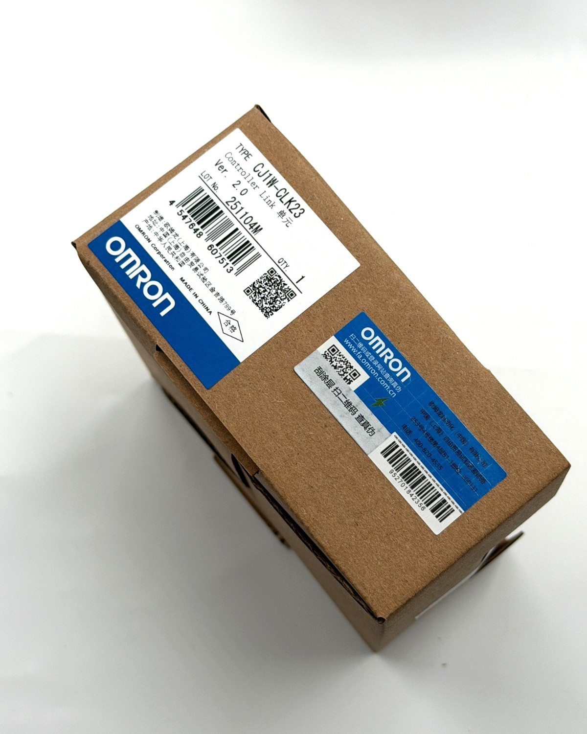 1× OMRON CJ1W-CLK23 Controller Link Unit CJ1WCLK23