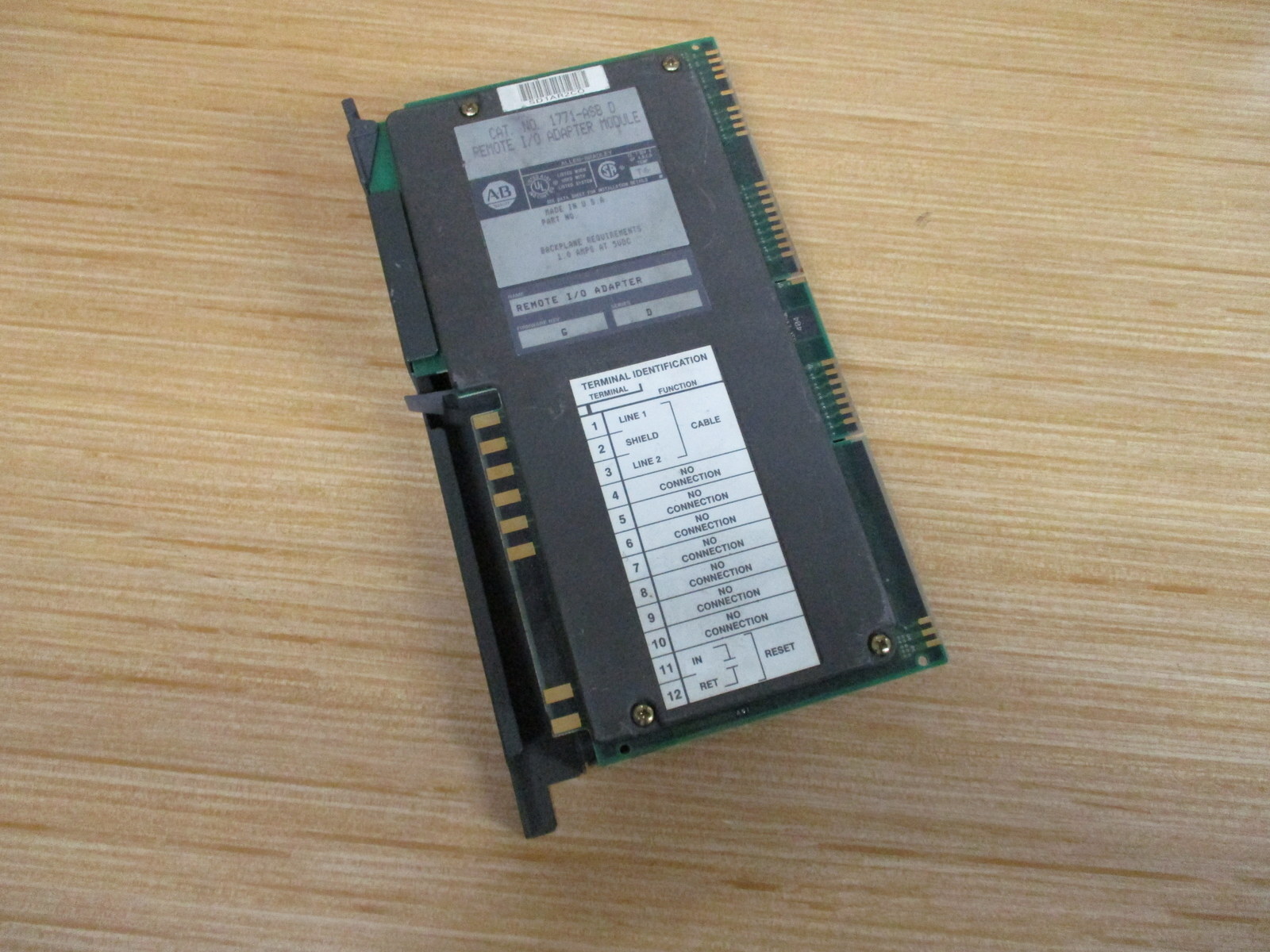 Allen Bradley 1771-ASB Module Ser.D, F/W Rev. G