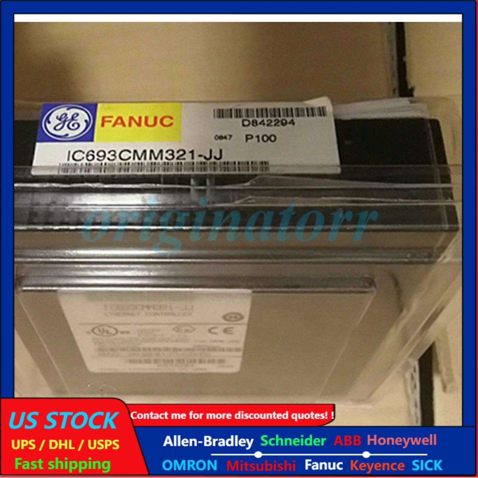 FANUC IC693CMM321-JJ Ethernet Controller Module New One Fast Ship US Free TAX