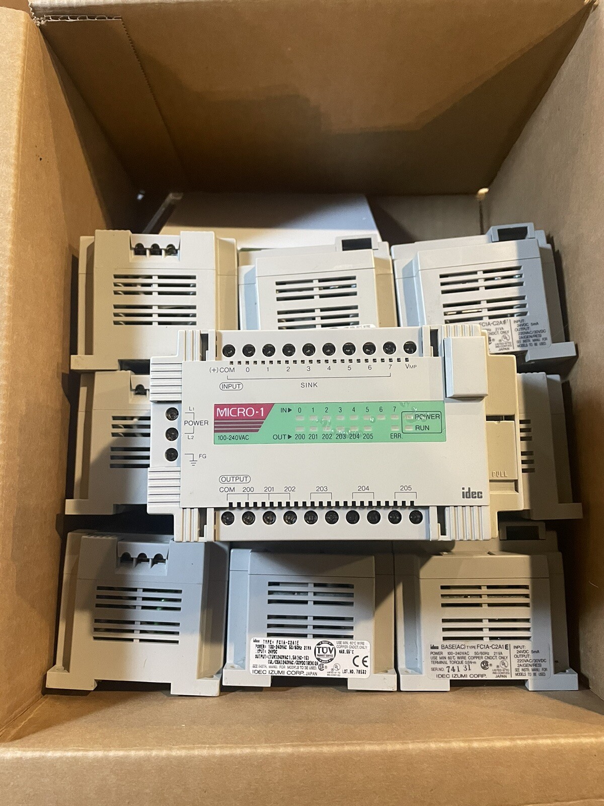 Idec, Fc1A-C1A1E, PLC CPU Module, 100-240 Vac Micro-1