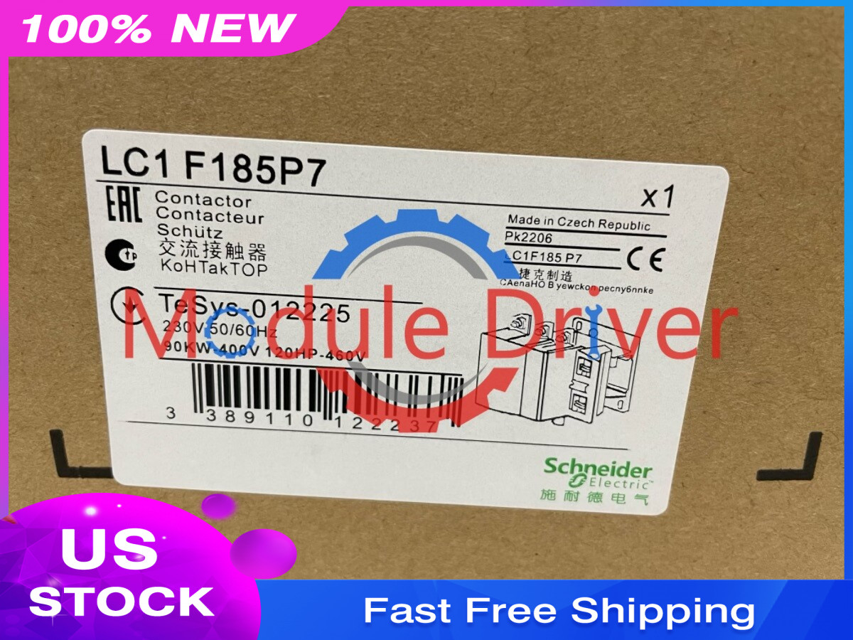 New Schneider Electric LC1F185 / LC1 F185 Contactor 3P