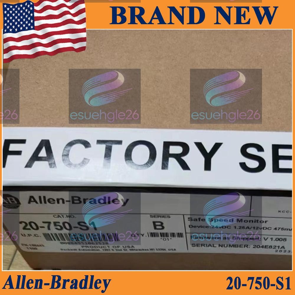 Factory Sealed New AB 20-750-S1 Safe Speed Monitor New