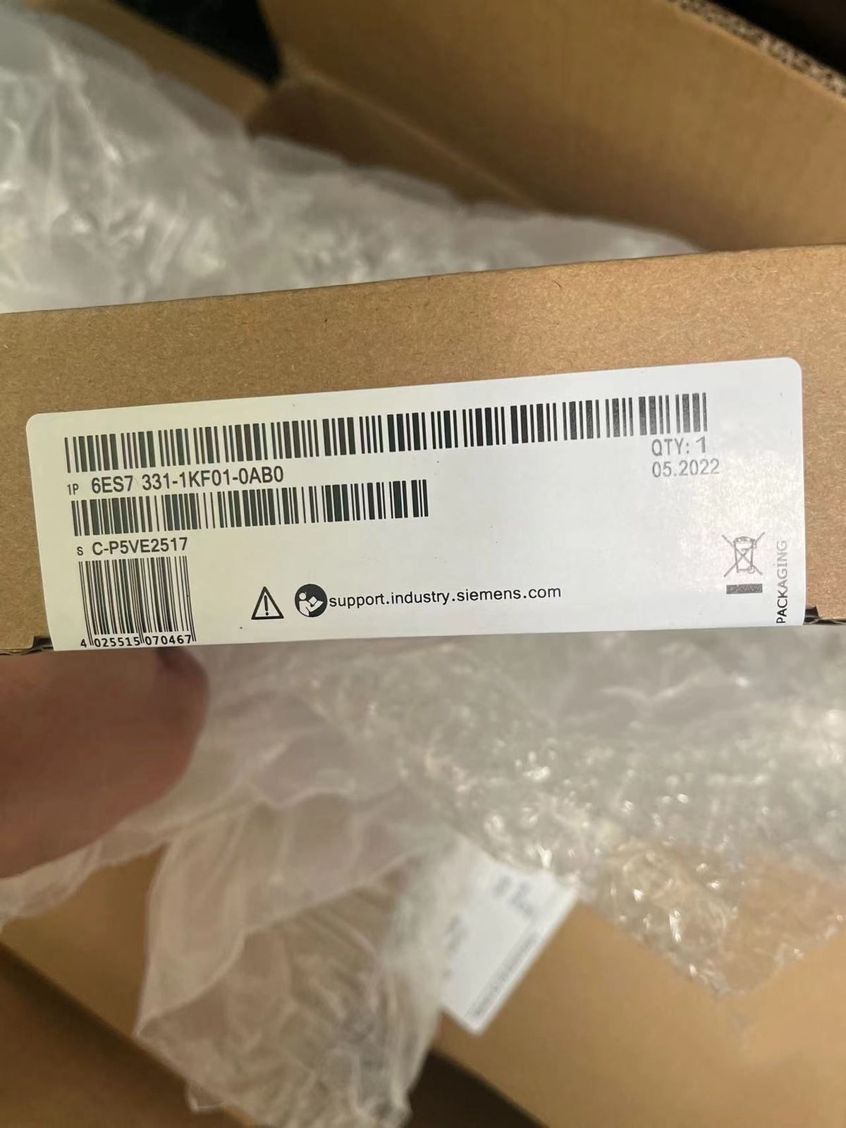 1PCS New Siemens 6ES7331-1KF01-0AB0 6ES7 331-1KF01-0AB0 Fast delivery
