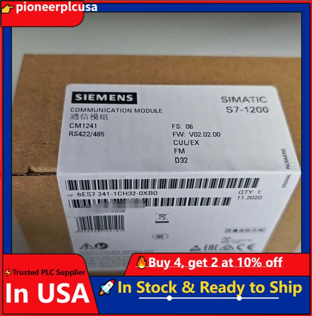 NEW Siemens 6ES7241-1CH32-0XB0 6ES7 241-1CH32-0XB0 SIMATIC S7-1200 CM 1241