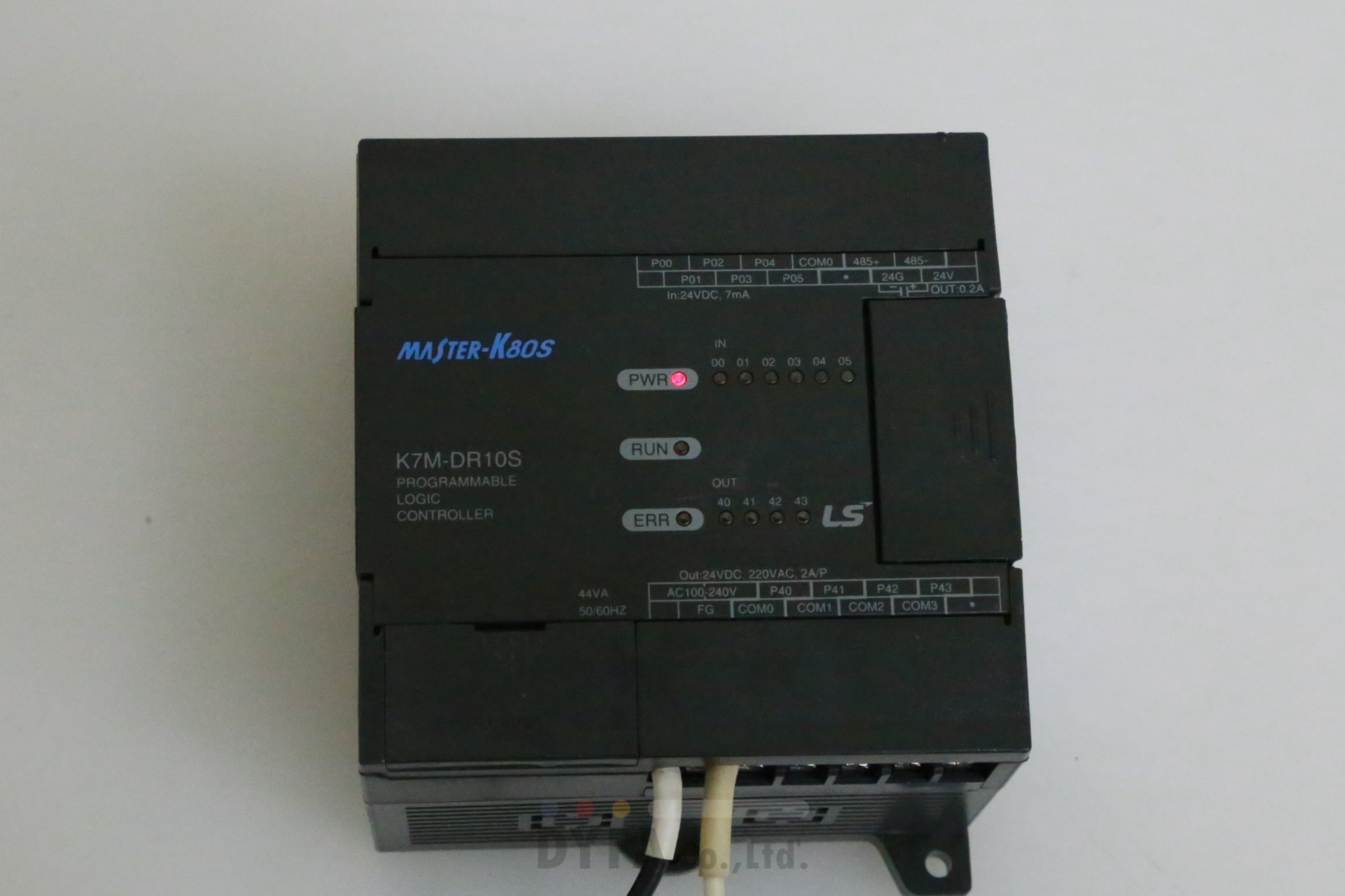 LS used Master-K80S K7M-DR10S V2.00 ERROR LED Rusted on connector PLC-I-101=9L13