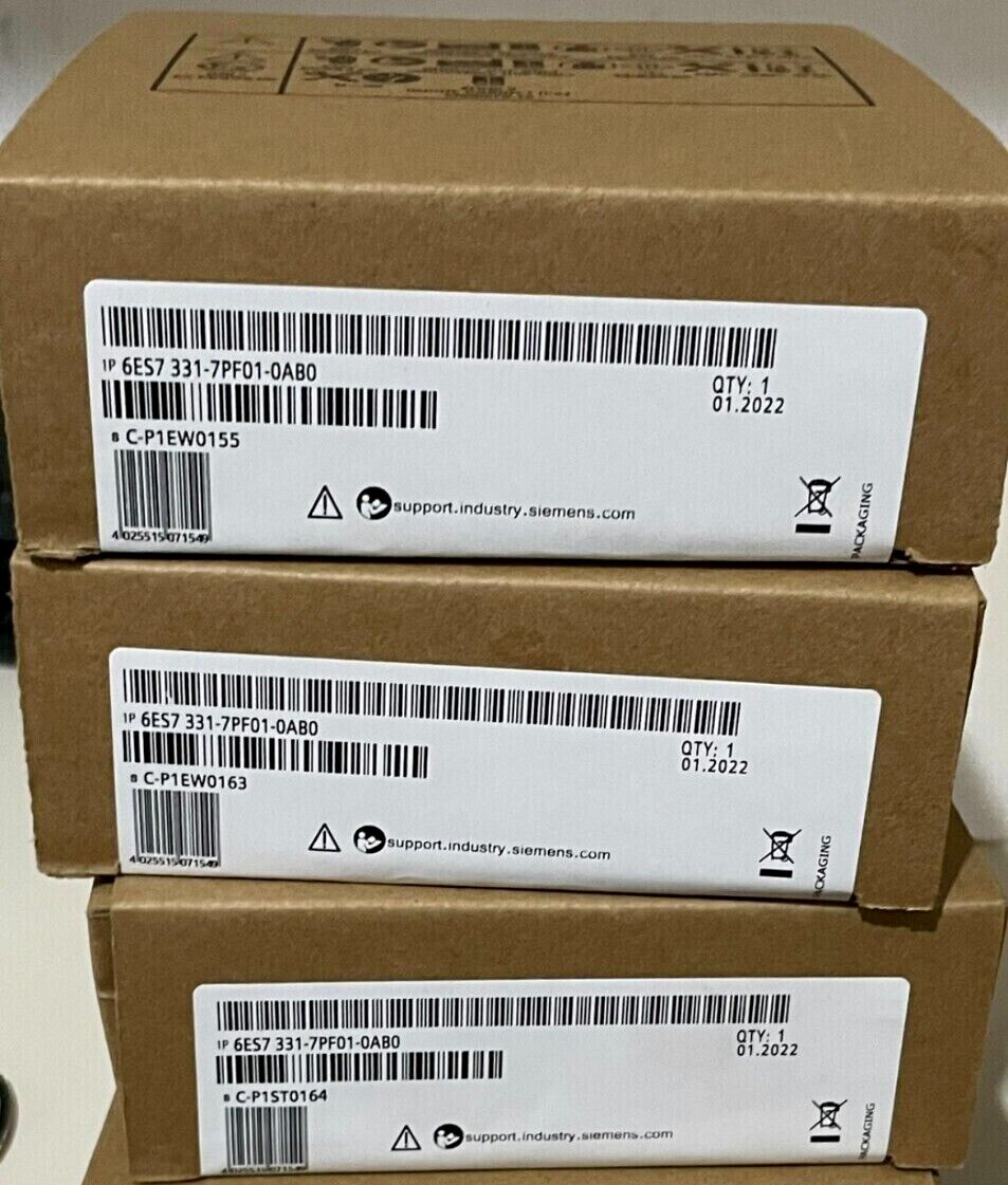 6ES7331-7PF01-0AB0 1PCS NEW SIEMENS 6ES7331-7PF01-0AB0 Analog Input Module