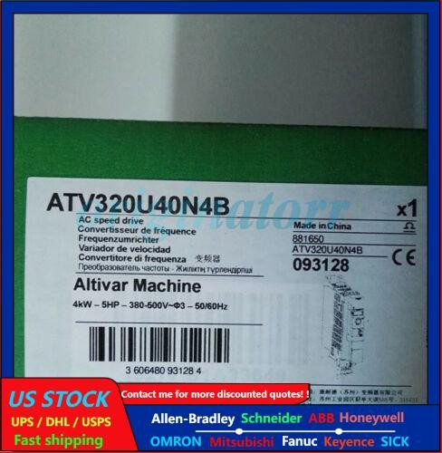 1PC New Schneider ATV320U40N4B 4Kw Inverter Fast Shipping