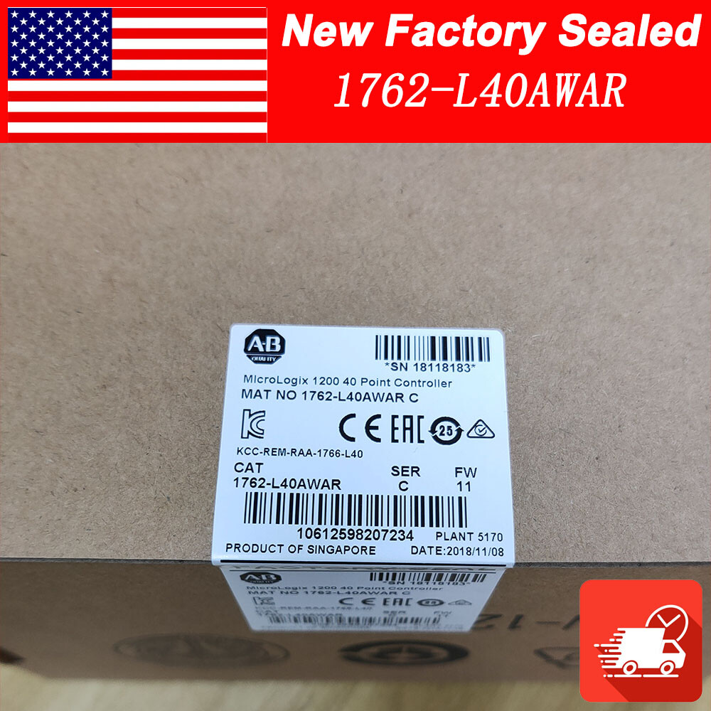 NEW IN BOX AB 1762-L40AWAR Ser C MicroLogix 1200 Controller FREE SHIP