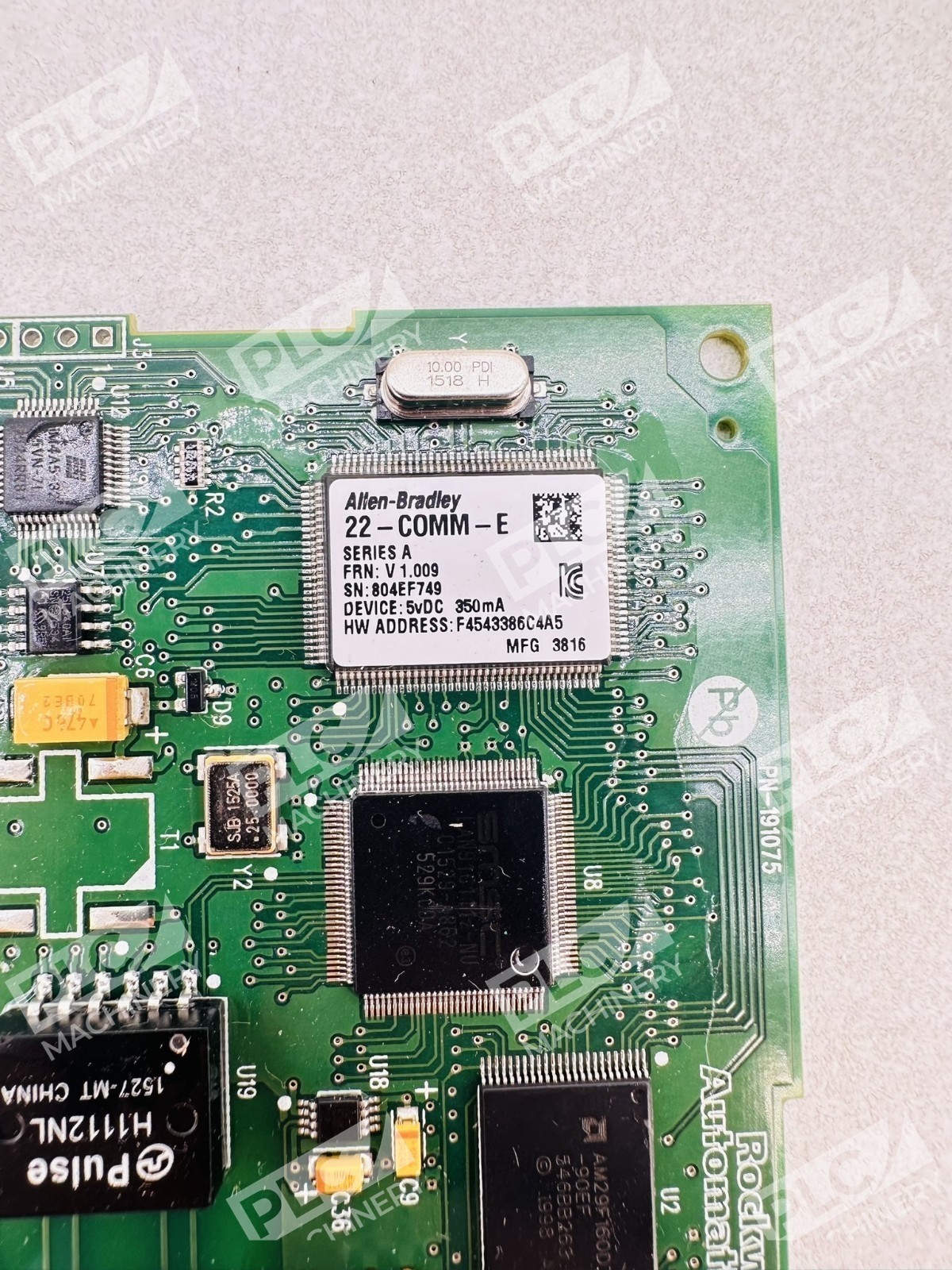 Allen Bradley 22-COMM-E Series A Ethernet/IP Comm Card