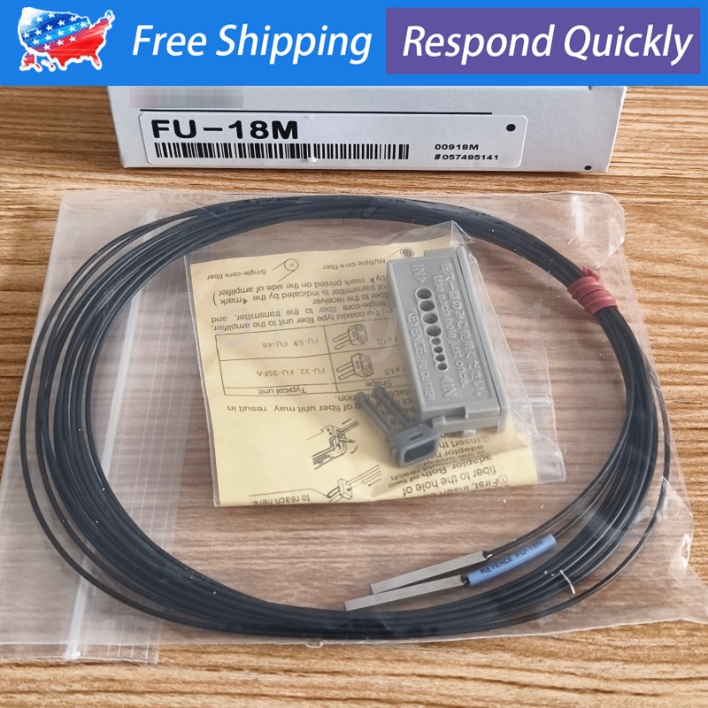 NEW Photoelectric Fiber Optic Sensor Amplifier Switch FU18M For Keyence FU-18M