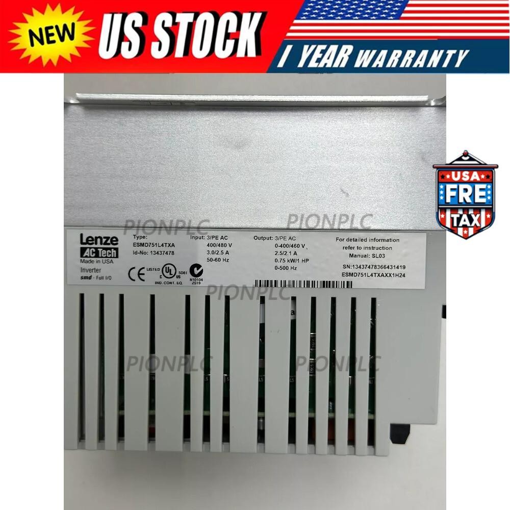 1PC NEW frequency converter ESMD751L4TXA 380V 0.75KW LENZE