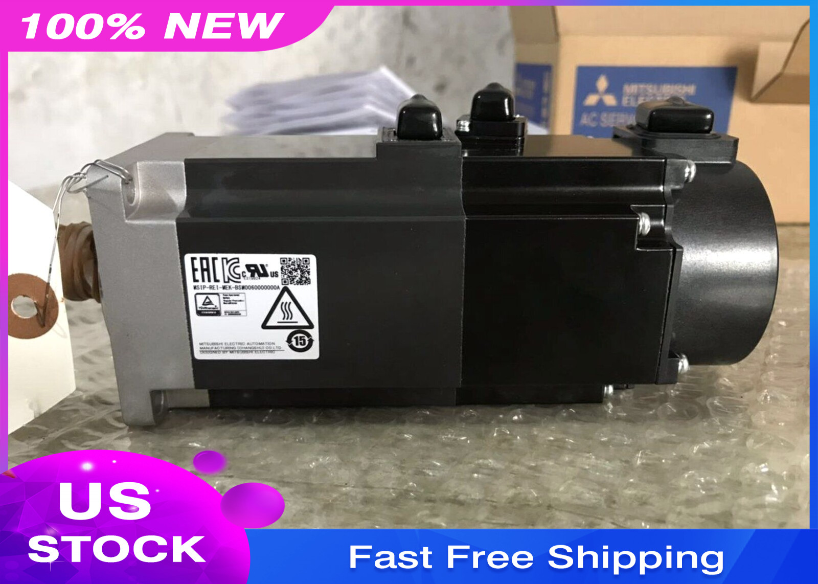 Mitsubishi HG-KN43BJ-S100 1PC New AC Servo Motor In Box Expedited Shipping