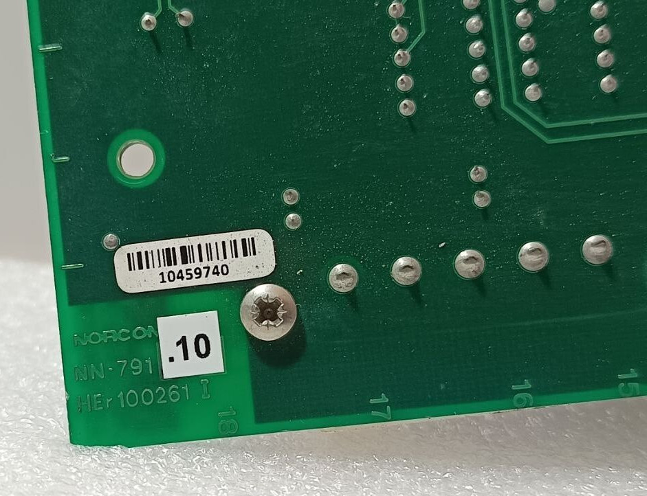 NORCONTROL NN-791.10 PROCESSOR CARD HER100261I *USED*