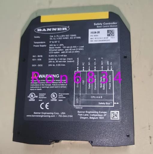 1pc used BANNER XS26-2E relay