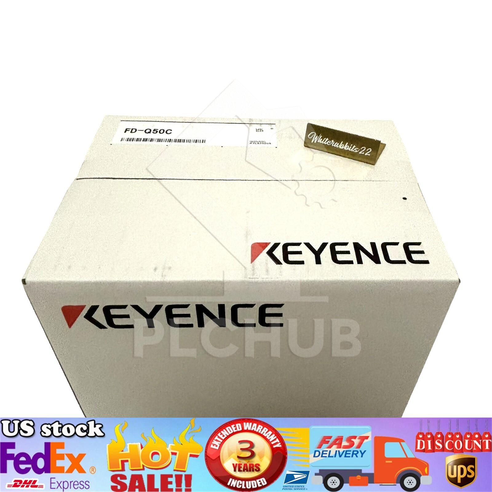 NEW Keyence FD-Q50C Clamp-On Flow Sensor Flow Meter US Free TAX