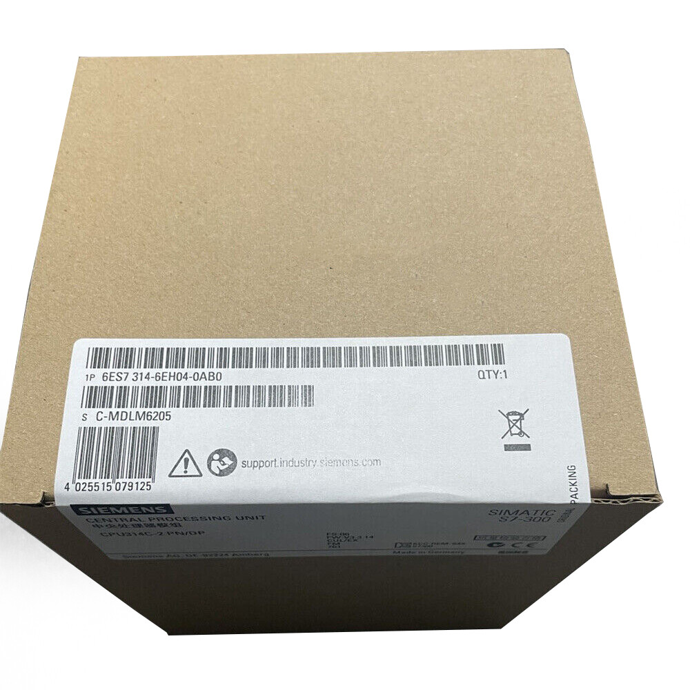 1Pc NEW Siemens 6ES7 314-6EH04-0AB0 6ES7314-6EH04-0AB0 NEW Module With Box