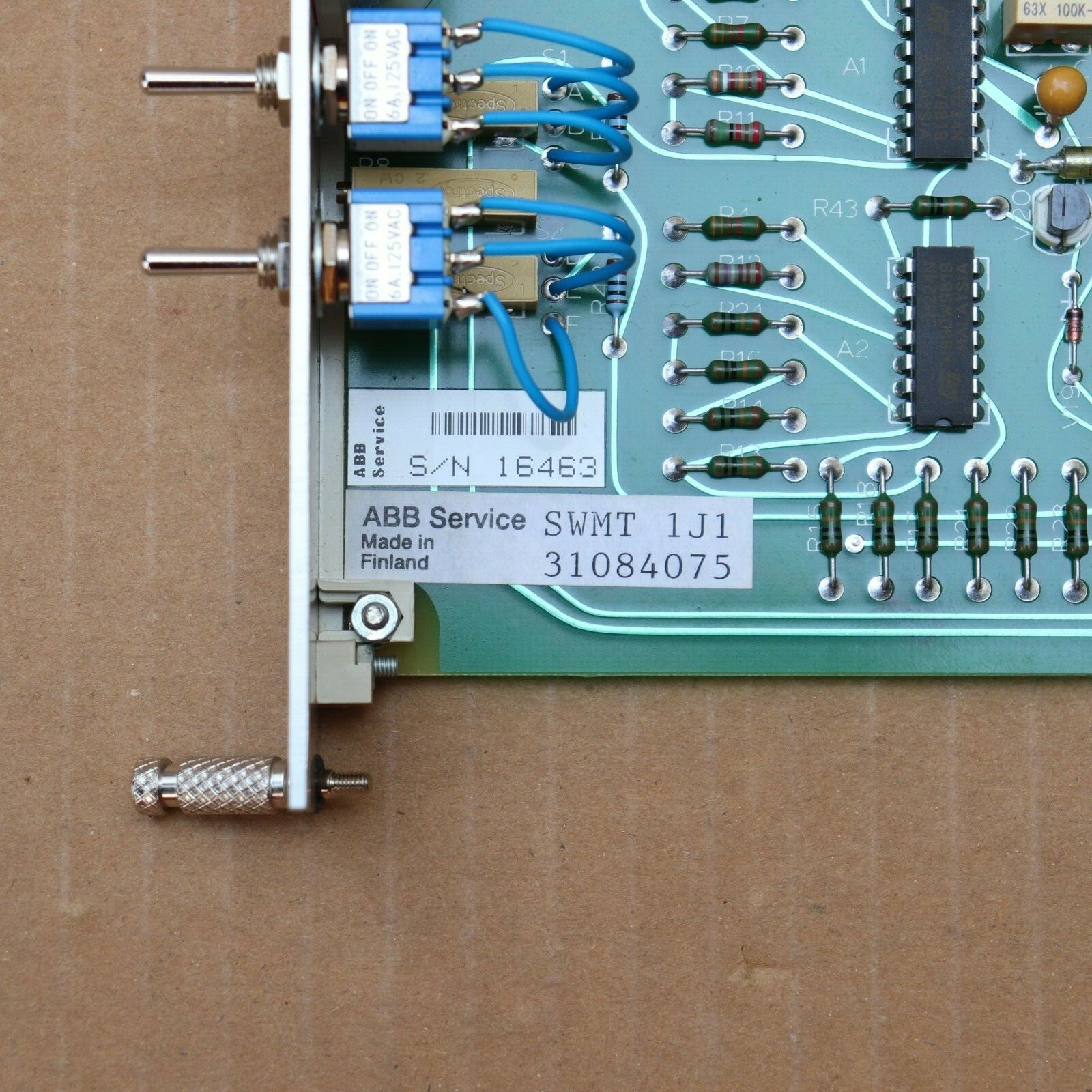 ABB STROMBERG 31084075 AVERAGE MODULE SWMT1J1