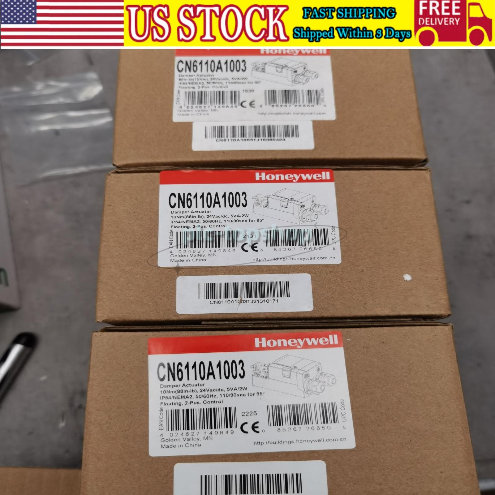 1PCS New Honeywell damper drive floating point regulated CN6110A1003 Fast Ship