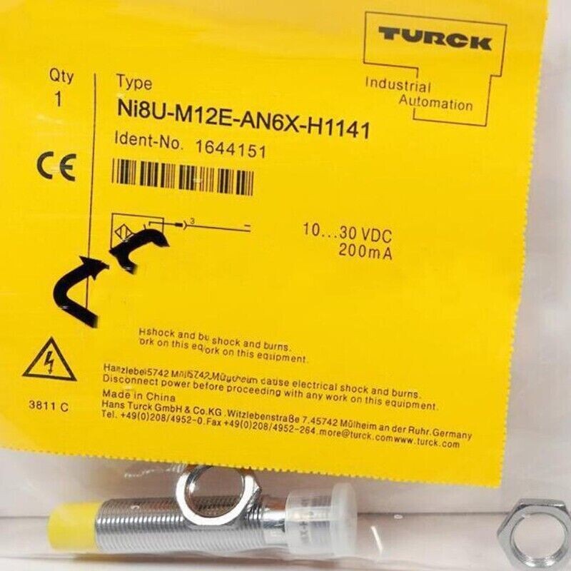 1PC TURCK Proximity Sensor Ni8U-M12E-AN6X-H1141 In Stock