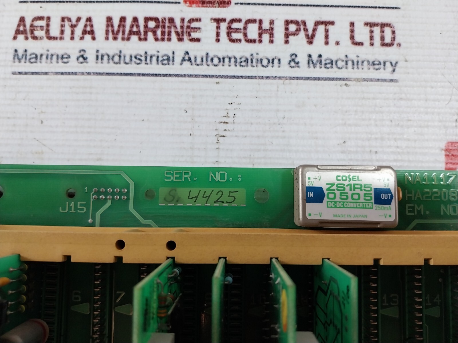 NORCONTROL AUTOMATION NA1117.1 Motherboard II