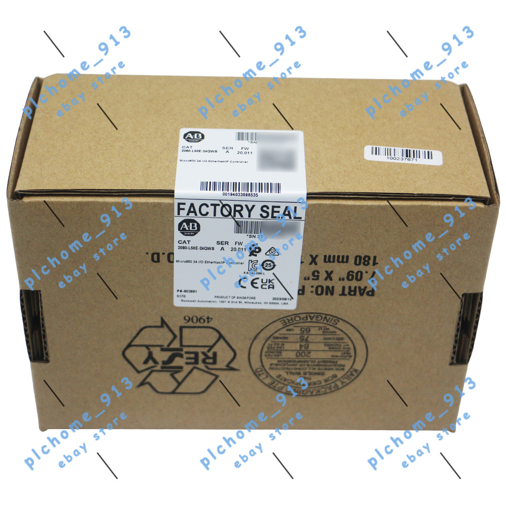 New 2080-L50E-24QWB Micro850 24 I/O EtherNet/IP Controller 14-24V DC/V AC Input
