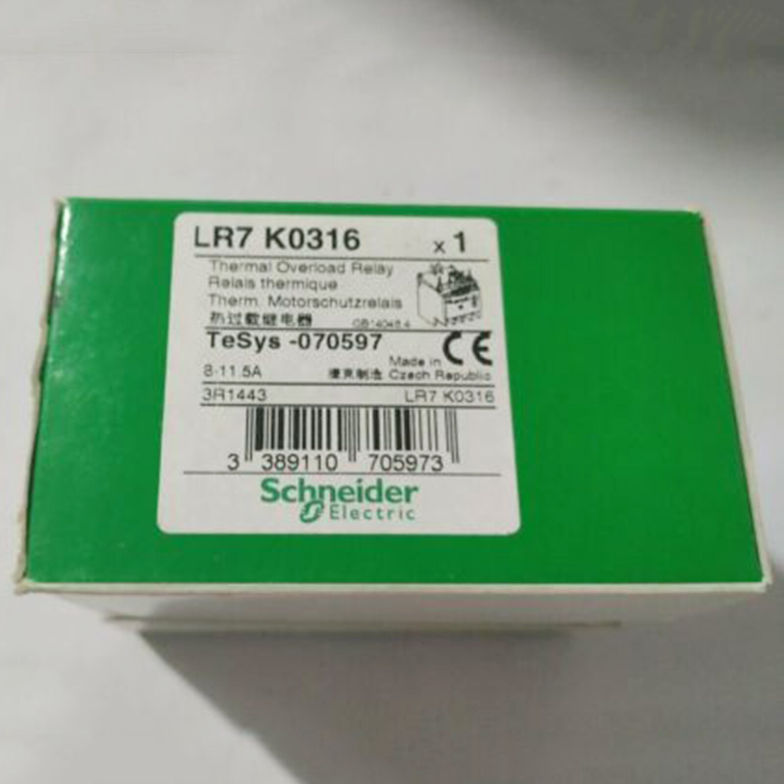 1PC Schneider LC1D25BD 24DC Contactor New In Box