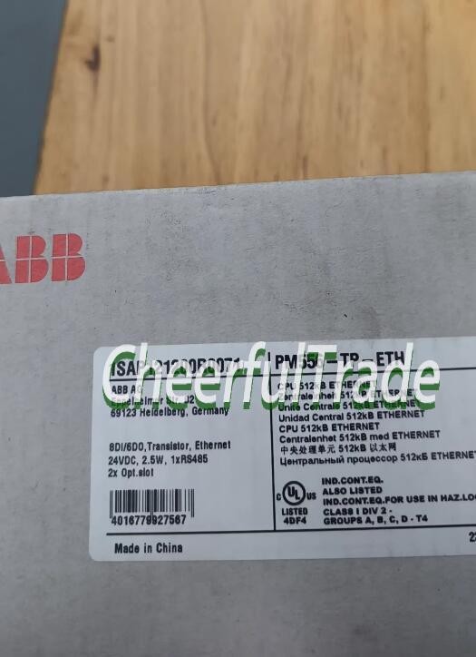 ONE NEW ABB PLC controller PM556-TP-ETH 1SAP121200R0071