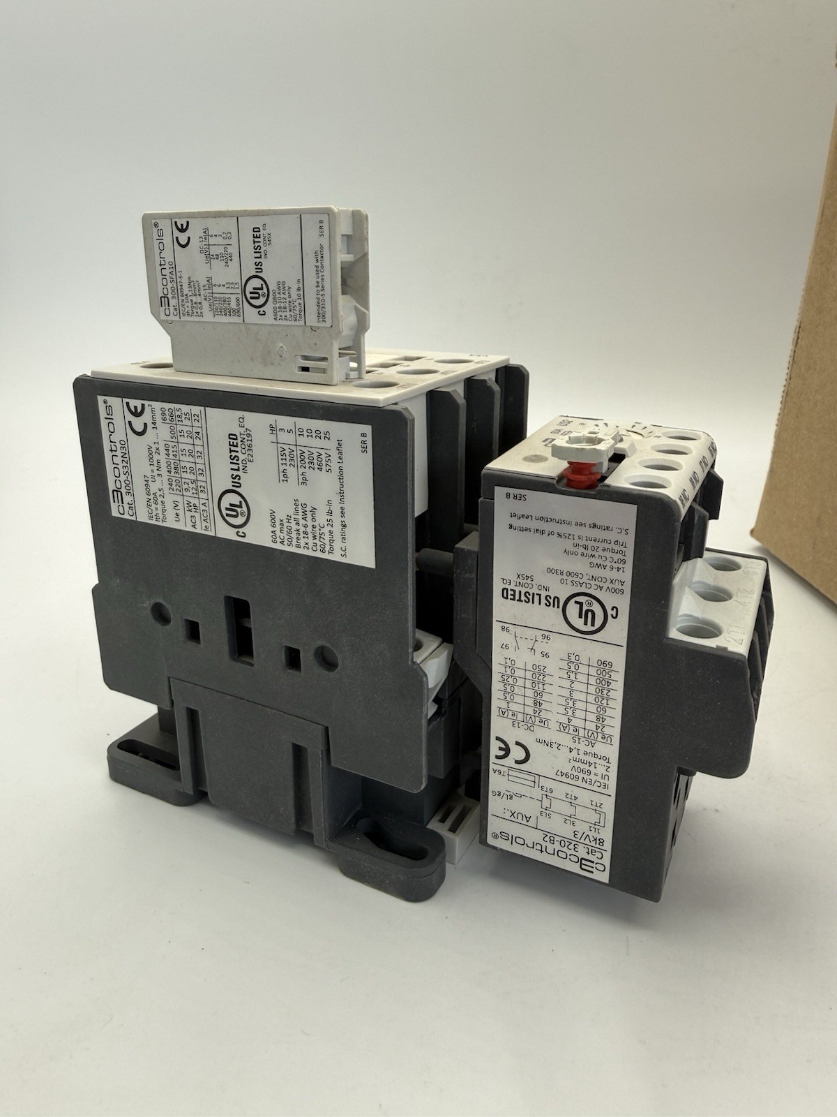 C3Controls 620-S32D10-2U32 DOL Starter 3-Pole, 32A