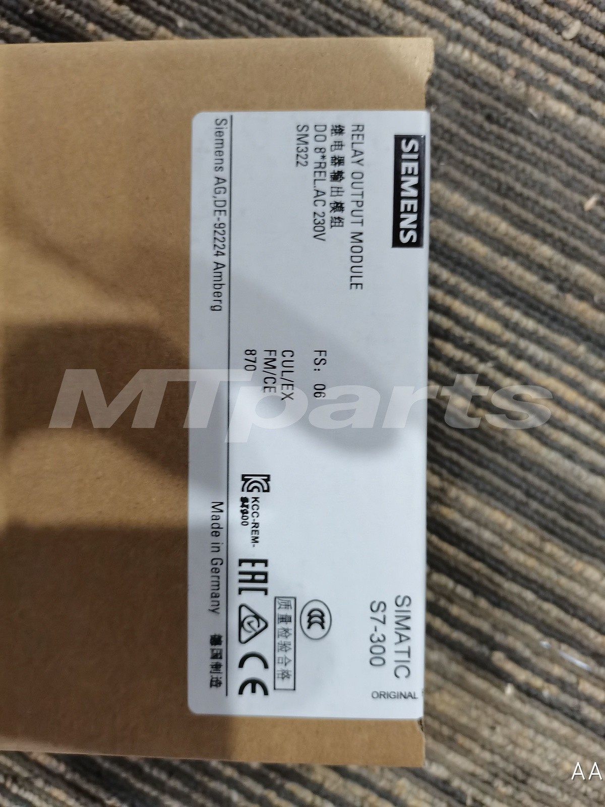 REFURBISHED IN US STOCK Surplus 6ES7322-1HF01-0AA0 US Seller