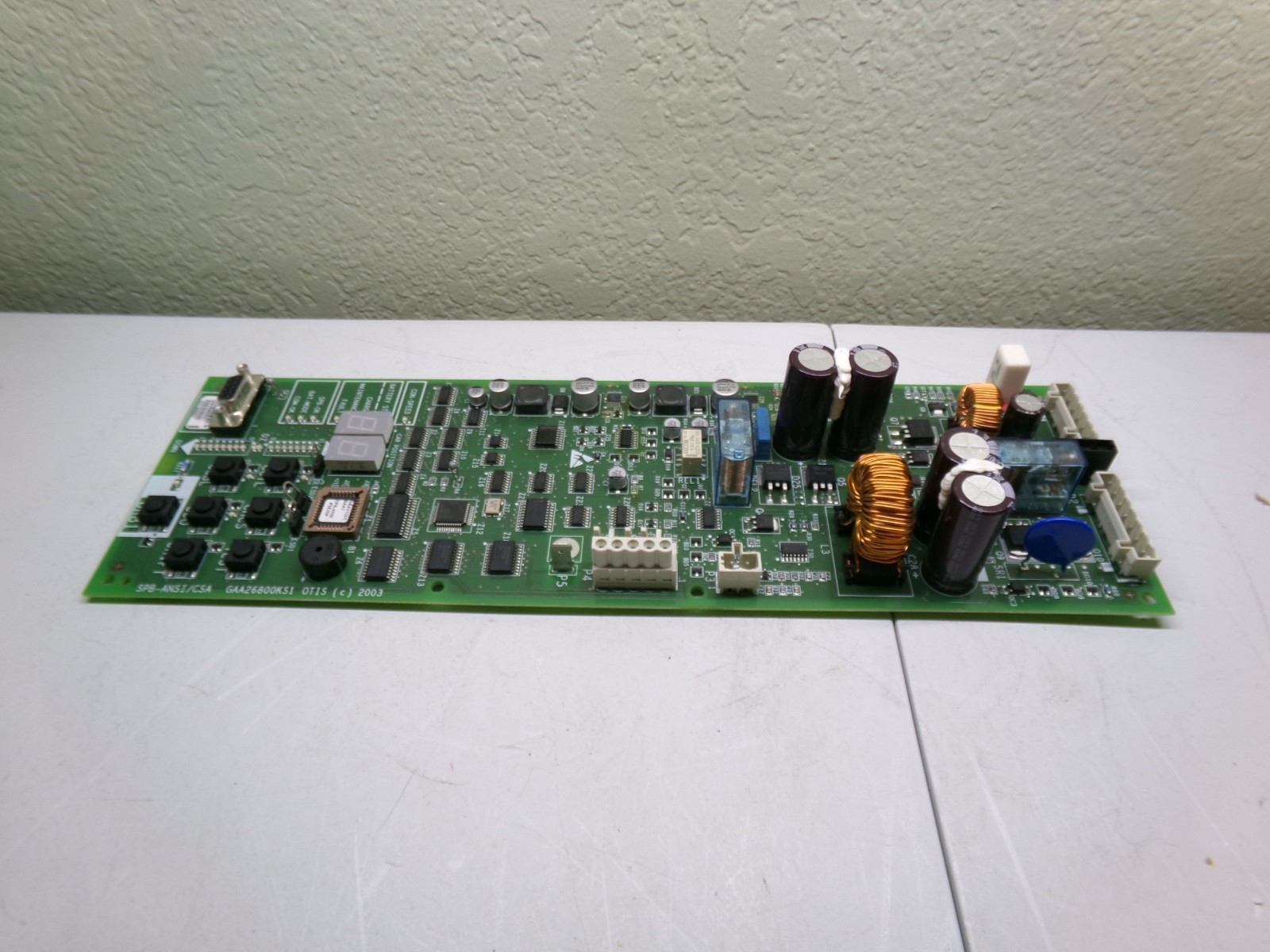 OTIS GAA26800KS1 SPB-ANSI/CSA ELEVATOR CONTROLLER SERV. PANEL BOARD