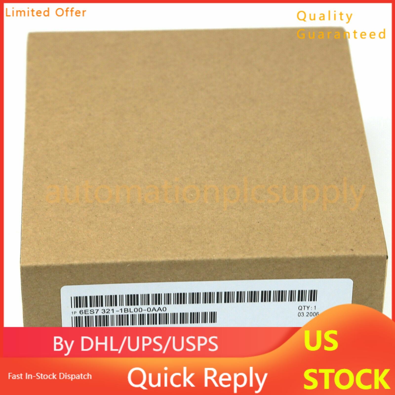 New Siemens 6ES7321-1BL00-0AA0 Digital Input Module 6ES7 321-1BL00-0AA0 In Box